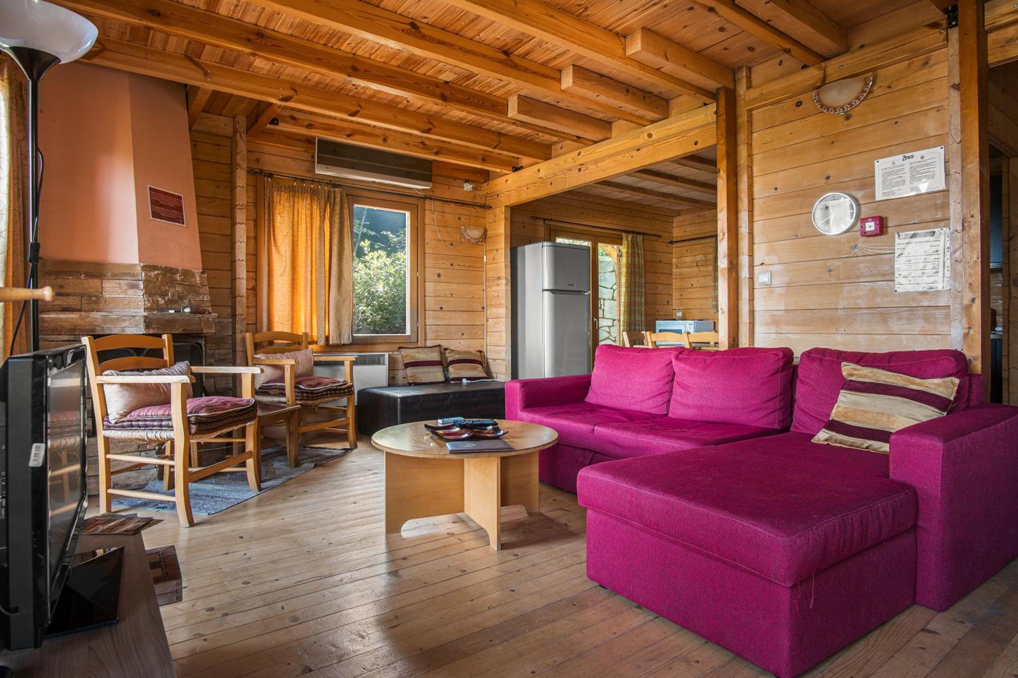 Zeus-Village Οικισμός Φινλανδικών Chalet Με Πισίνες & Γυμναστήριο Molos  Bagian luar foto