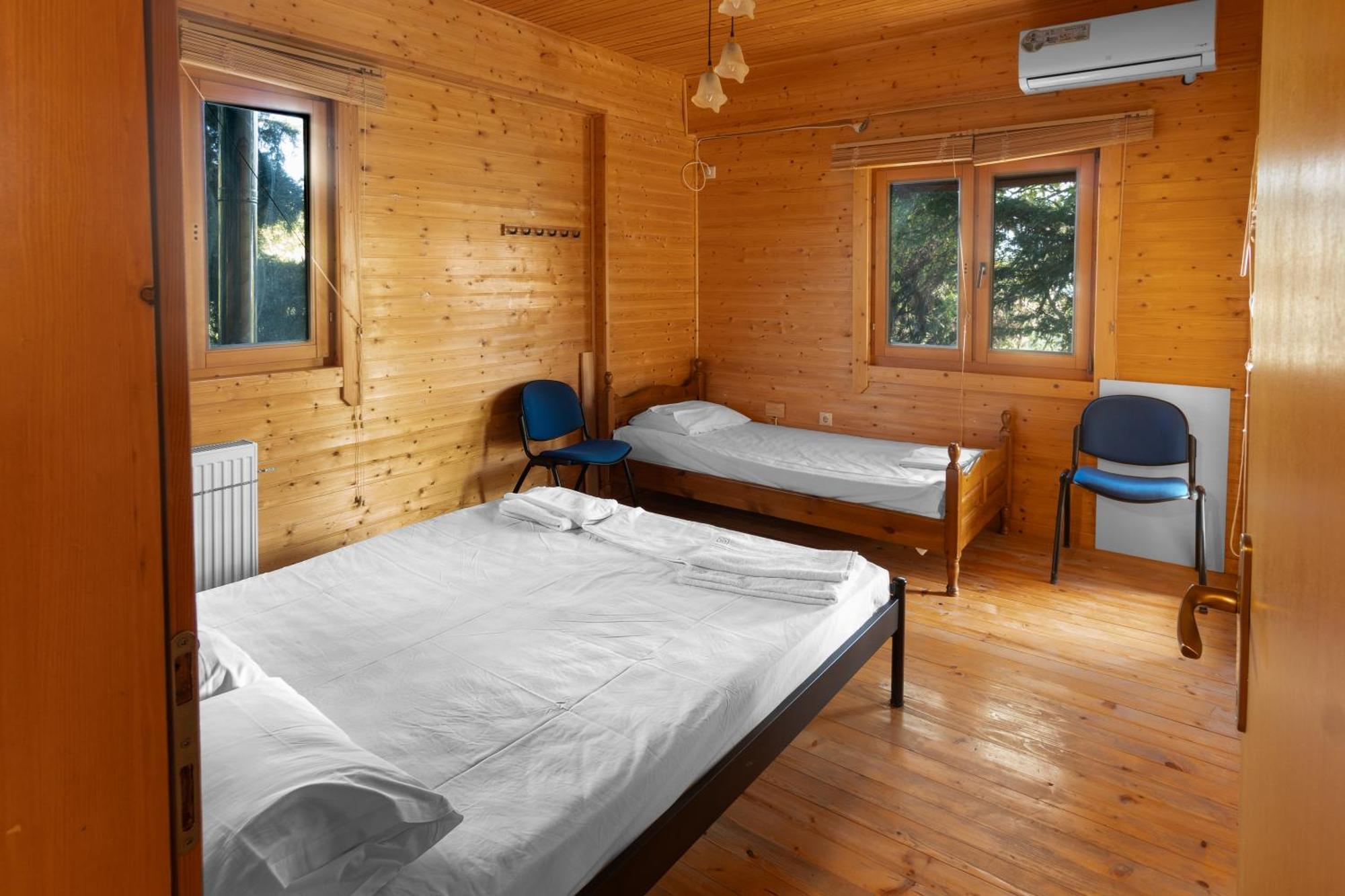Zeus-Village Οικισμός Φινλανδικών Chalet Με Πισίνες & Γυμναστήριο Molos  Bagian luar foto