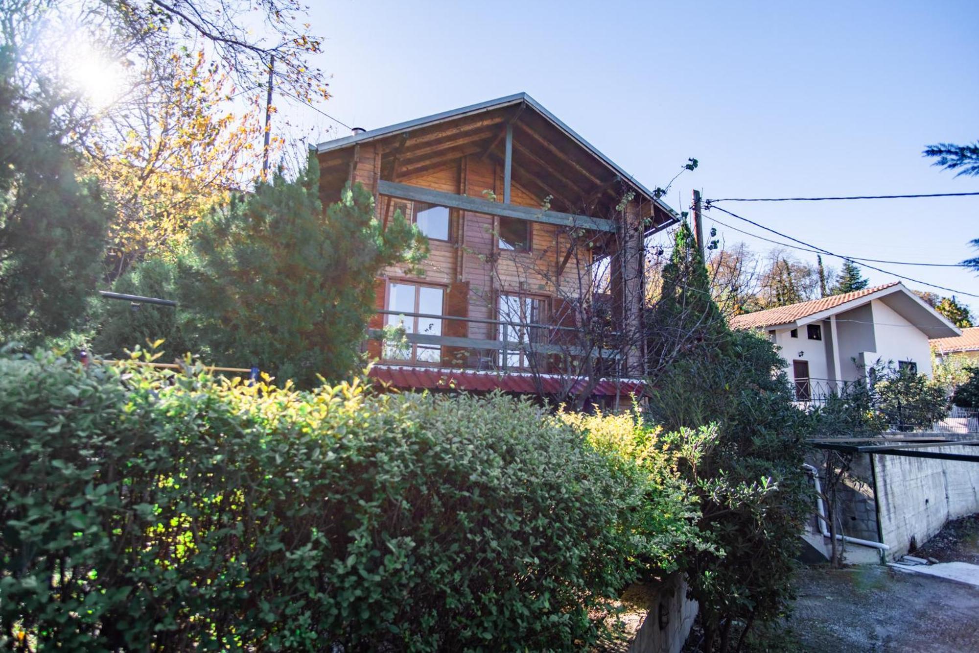 Zeus-Village Οικισμός Φινλανδικών Chalet Με Πισίνες & Γυμναστήριο Molos  Bagian luar foto