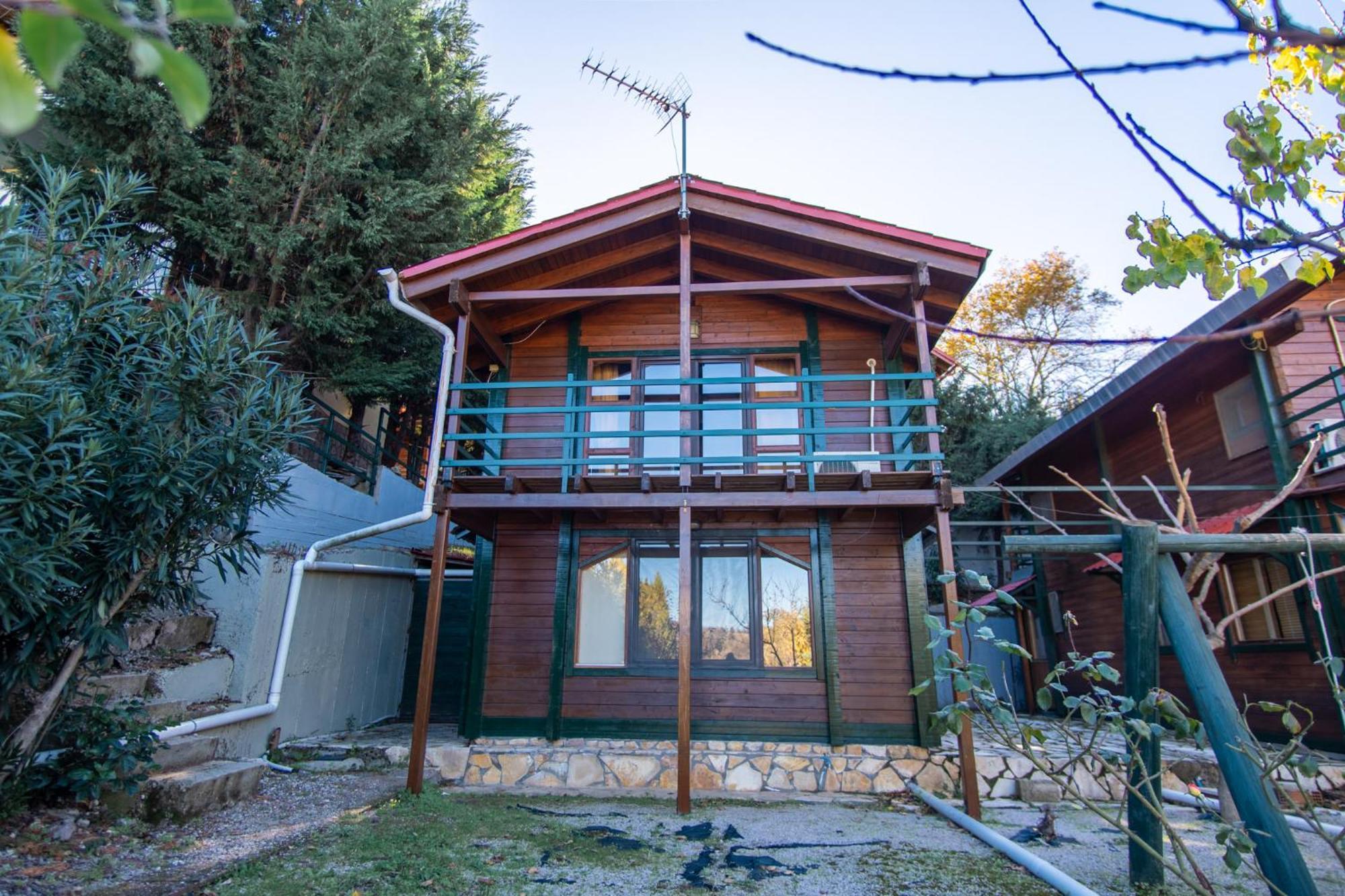 Zeus-Village Οικισμός Φινλανδικών Chalet Με Πισίνες & Γυμναστήριο Molos  Bagian luar foto