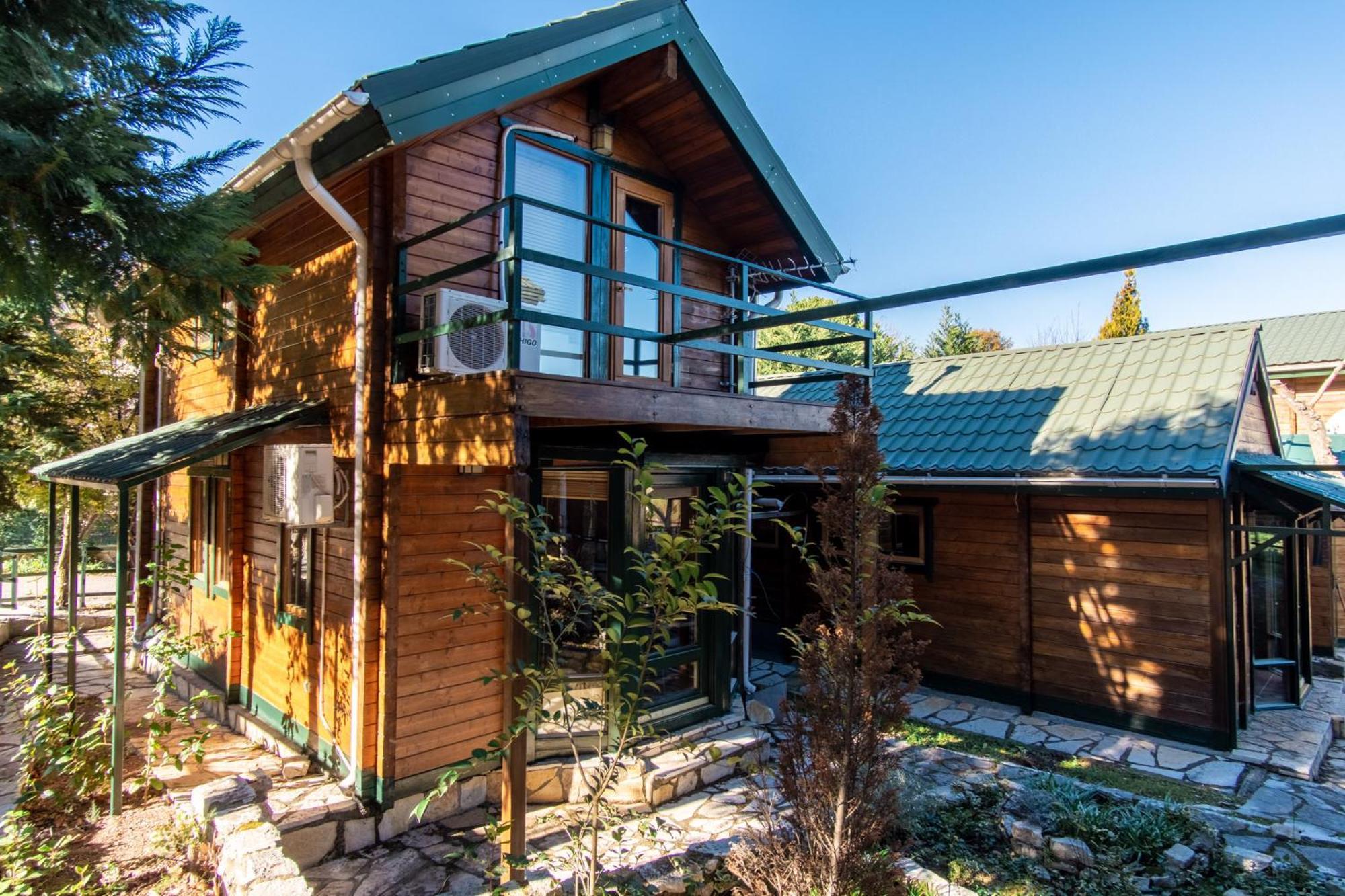 Zeus-Village Οικισμός Φινλανδικών Chalet Με Πισίνες & Γυμναστήριο Molos  Bagian luar foto