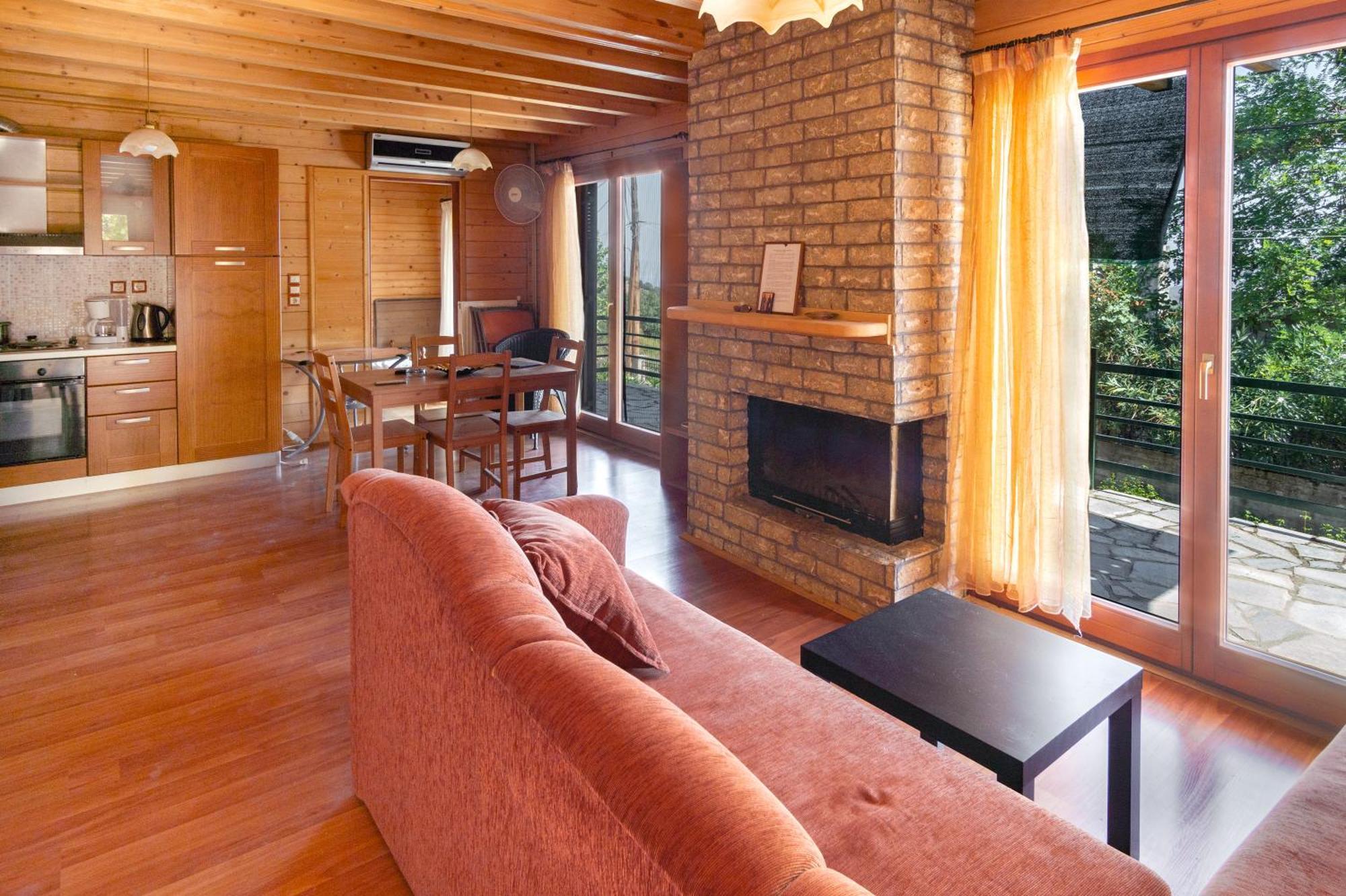 Zeus-Village Οικισμός Φινλανδικών Chalet Με Πισίνες & Γυμναστήριο Molos  Bagian luar foto