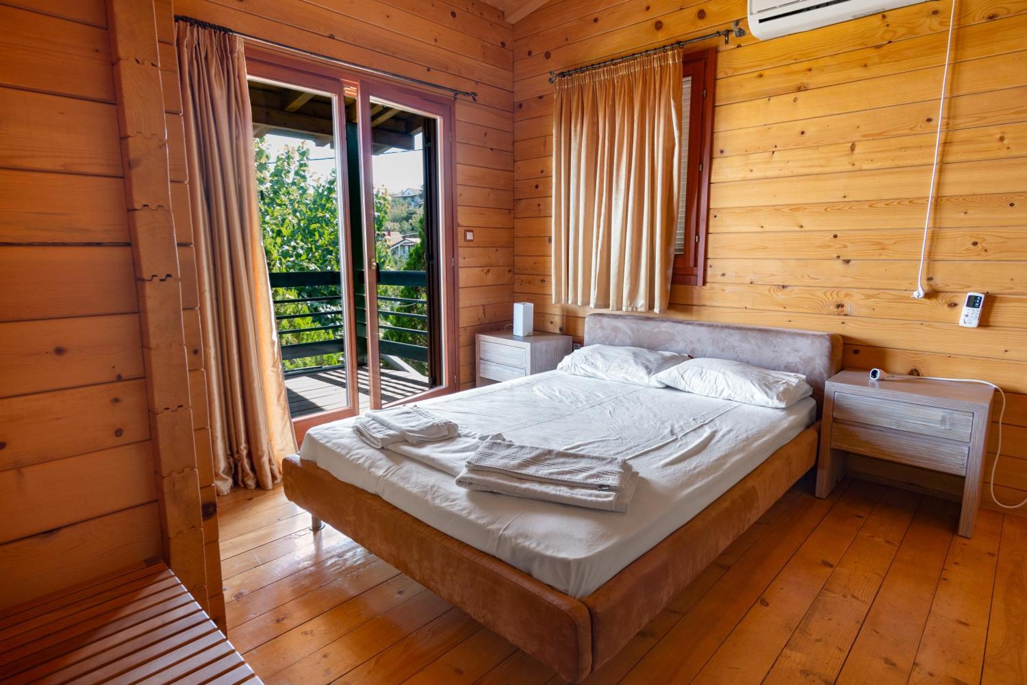 Zeus-Village Οικισμός Φινλανδικών Chalet Με Πισίνες & Γυμναστήριο Molos  Bagian luar foto