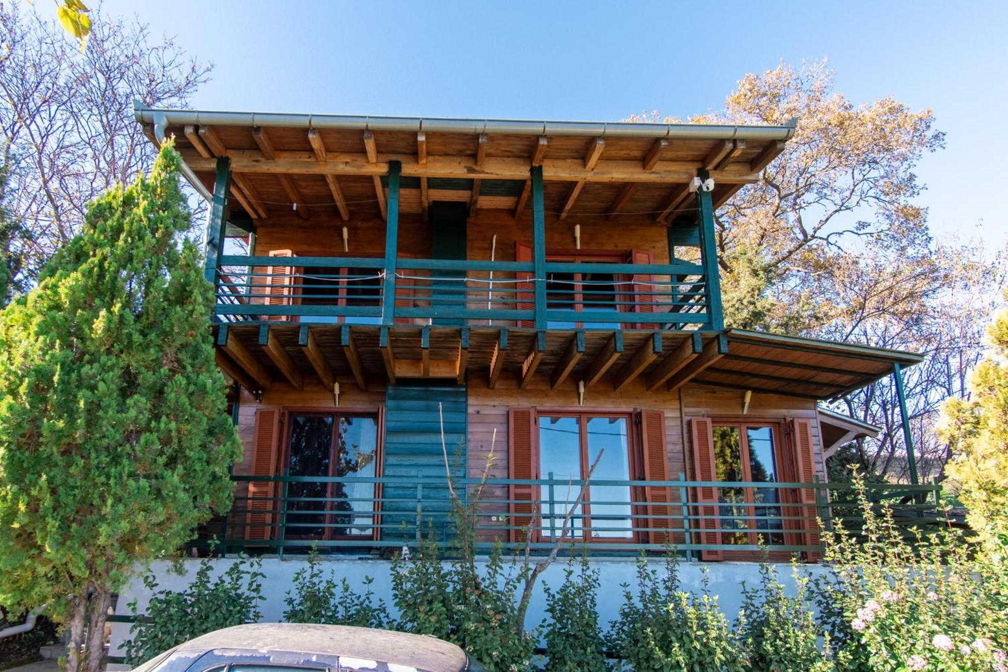 Zeus-Village Οικισμός Φινλανδικών Chalet Με Πισίνες & Γυμναστήριο Molos  Bagian luar foto