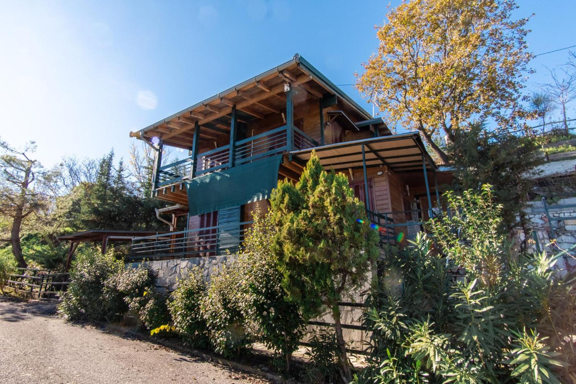 Zeus-Village Οικισμός Φινλανδικών Chalet Με Πισίνες & Γυμναστήριο Molos  Bagian luar foto